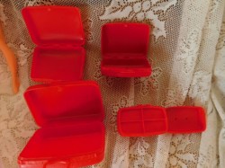 red luggage view